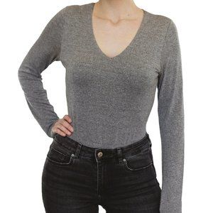 ✨ Revamped Grey Long Sleeve Bodysuit